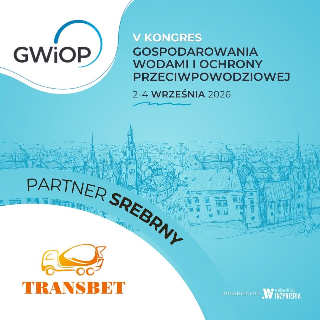 Transbet Partnerem Srebrnym V Kongresu Gospodarowania Wodami i Ochrony Przeciwpowodziowej